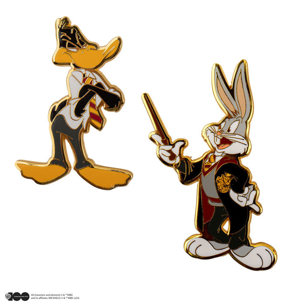 Pin's Bugs Bunny en Daffy Duck op Zweinstein