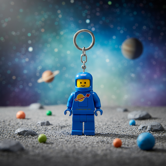 LEGO Light-Up Keychain - Blue Astronaut