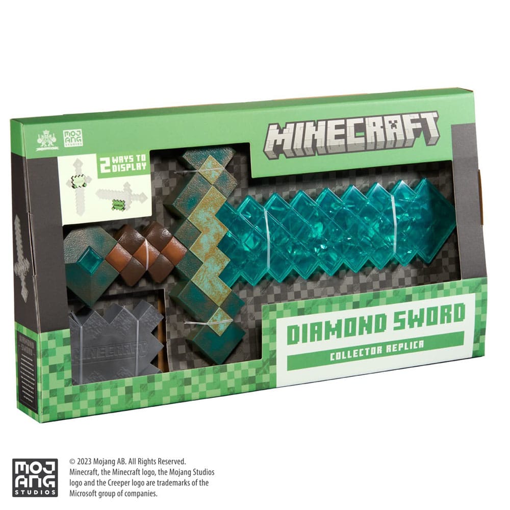 epee diamant replique collector minecraft noble collection