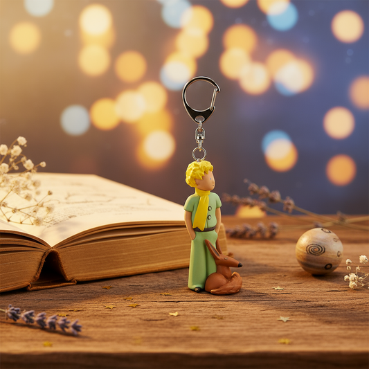 The Little Prince Keychain - The Little Prince and the Fox