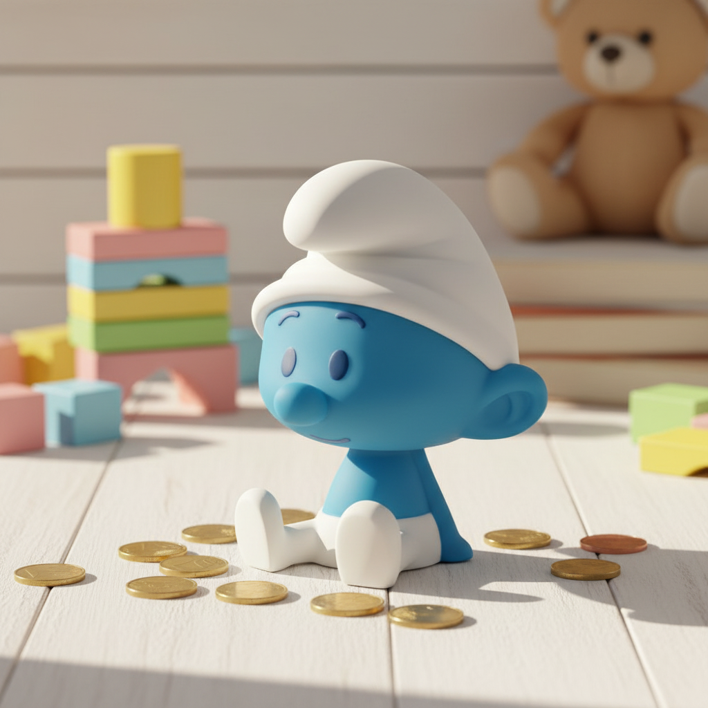 Smurf Chibi spaarpot