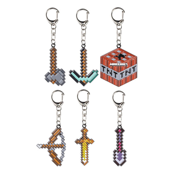 porte cles minecraft armes pmi