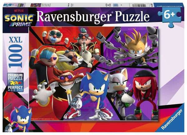 Sonic Prime Puzzel - Sonic & Schurken (100 stukjes)