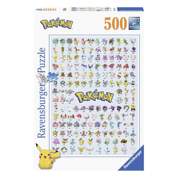 Pokémon Puzzel - Pokedex van de eerste generatie
