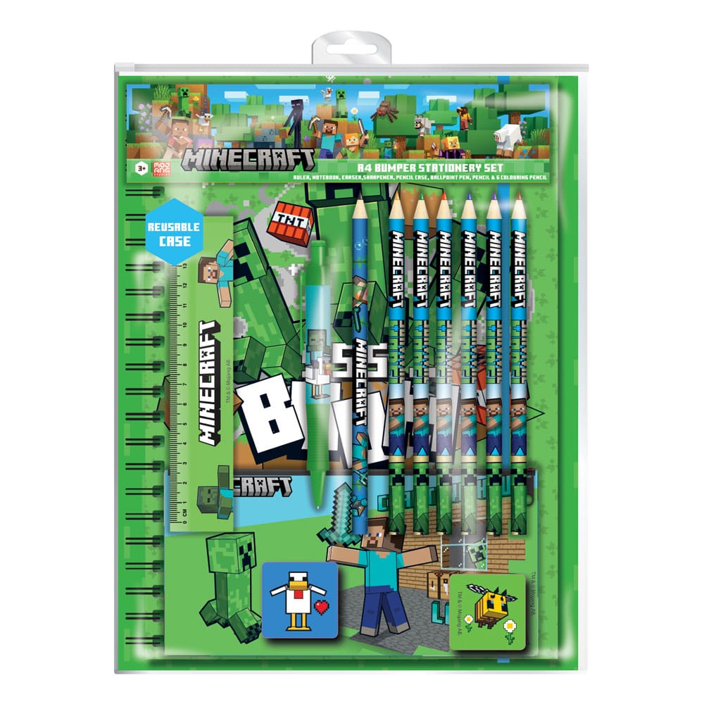 Minecraft Stationery Set