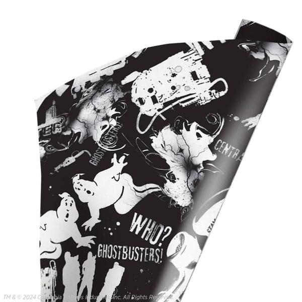 Zwart-wit inpakpapier - Ghostbusters - VOORBESTELLEN*