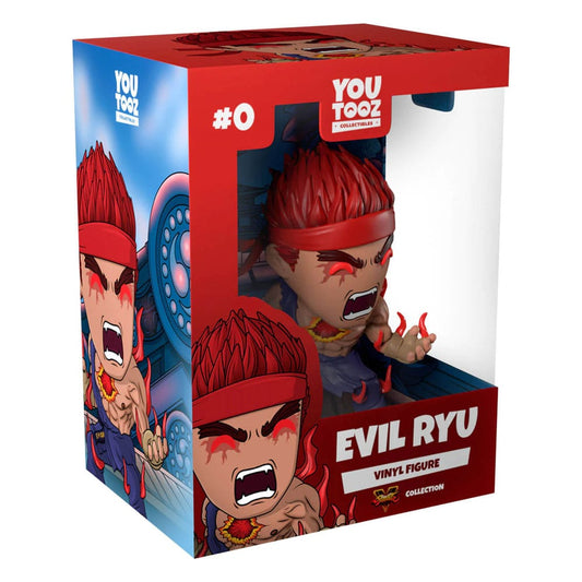 street fighter vinyl figurine evil ryu youtooz