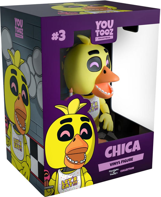 five nights at freddys vinyl figurine chica youtooz