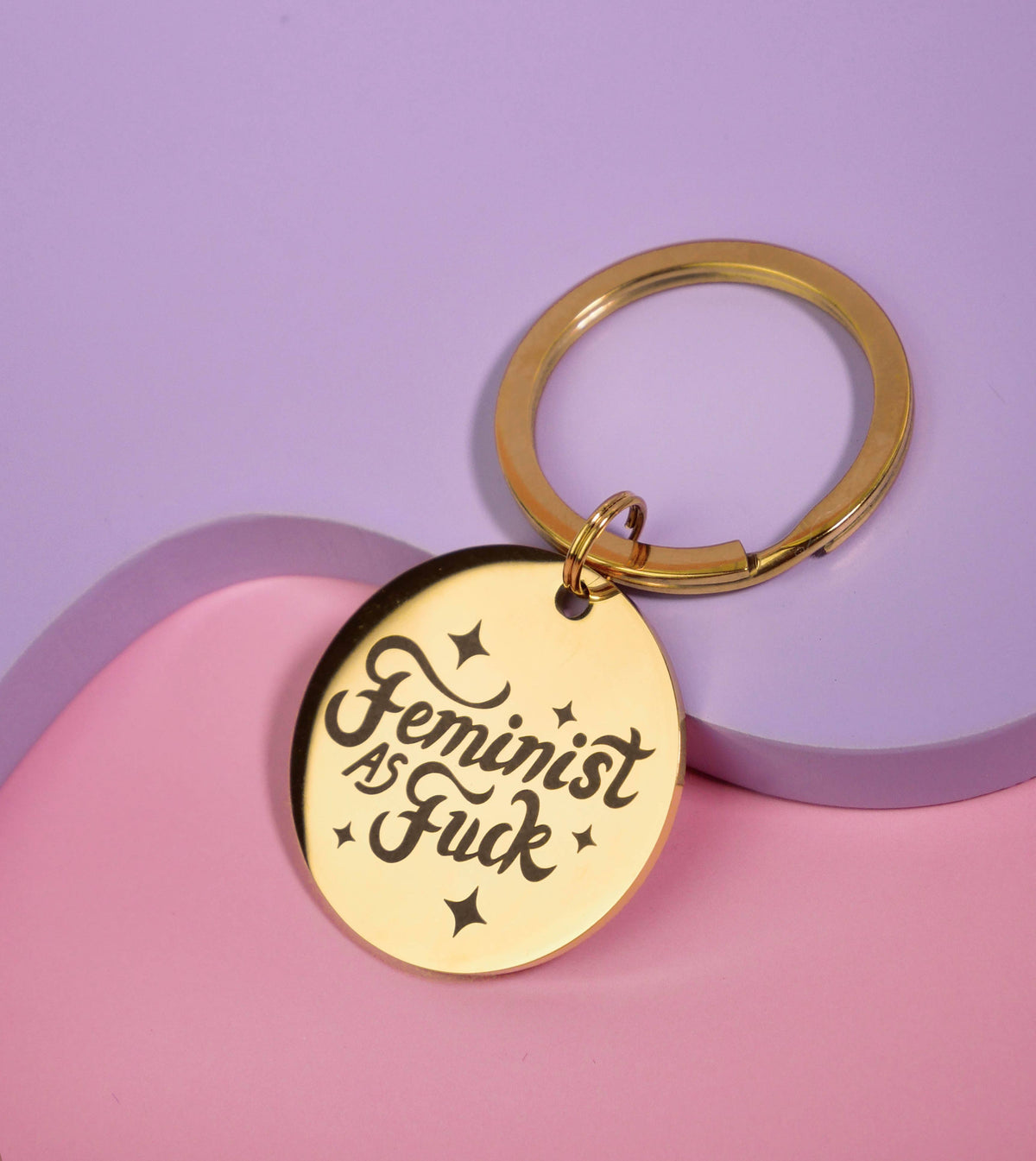 Porte-clés féministe — Journée des droits des femmes Kokochao