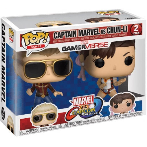 Pop! Captain Marvel Vs Chun-Li