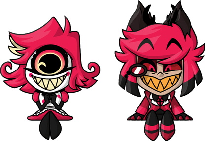 Alastor & Niffty Monitor Buddiez