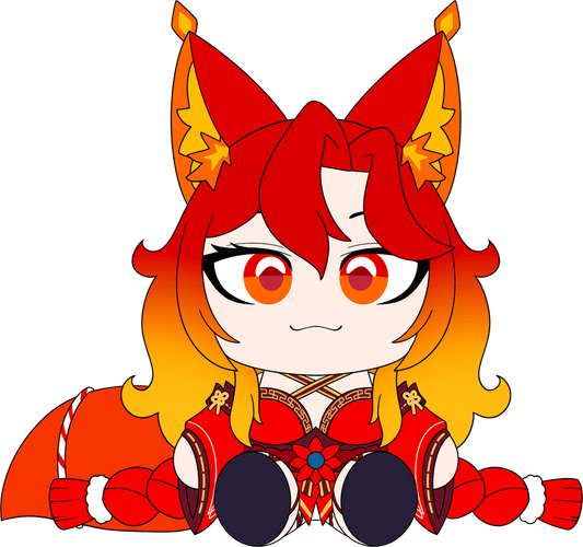 Fire Smug Alana Plush (9in)