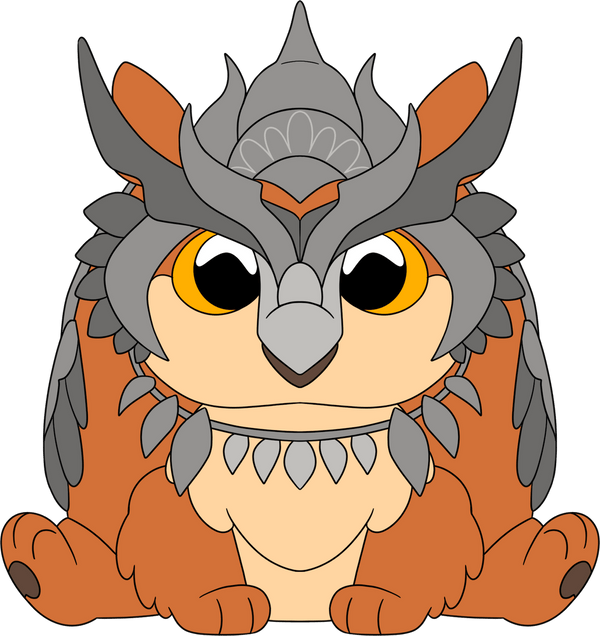 Armored Owlbear Plush (9in)