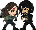 Figurine The Ballerina and John Wick