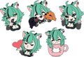 Set de pin's Momo