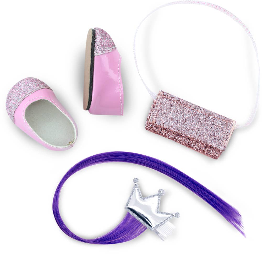 Ensemble de chaussures et d'accessoires de 20 cm
