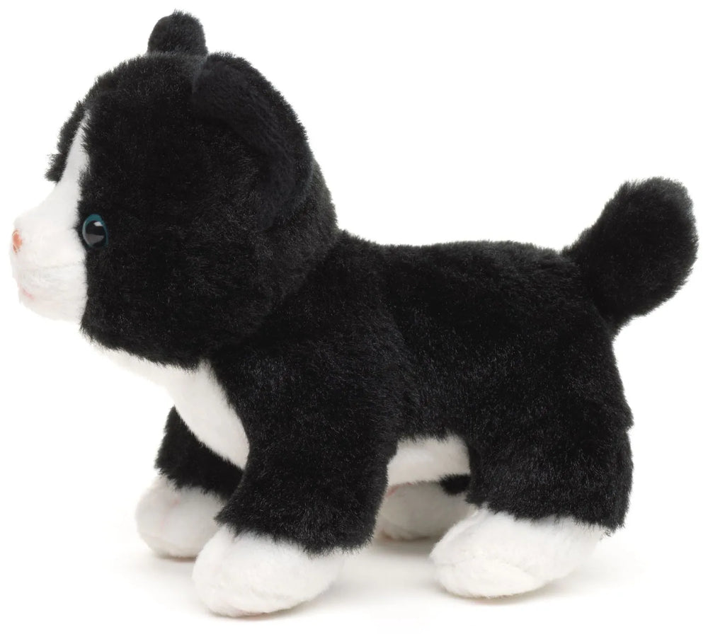 Peluche Chaton Tuxedo Noir et Blanc Debout