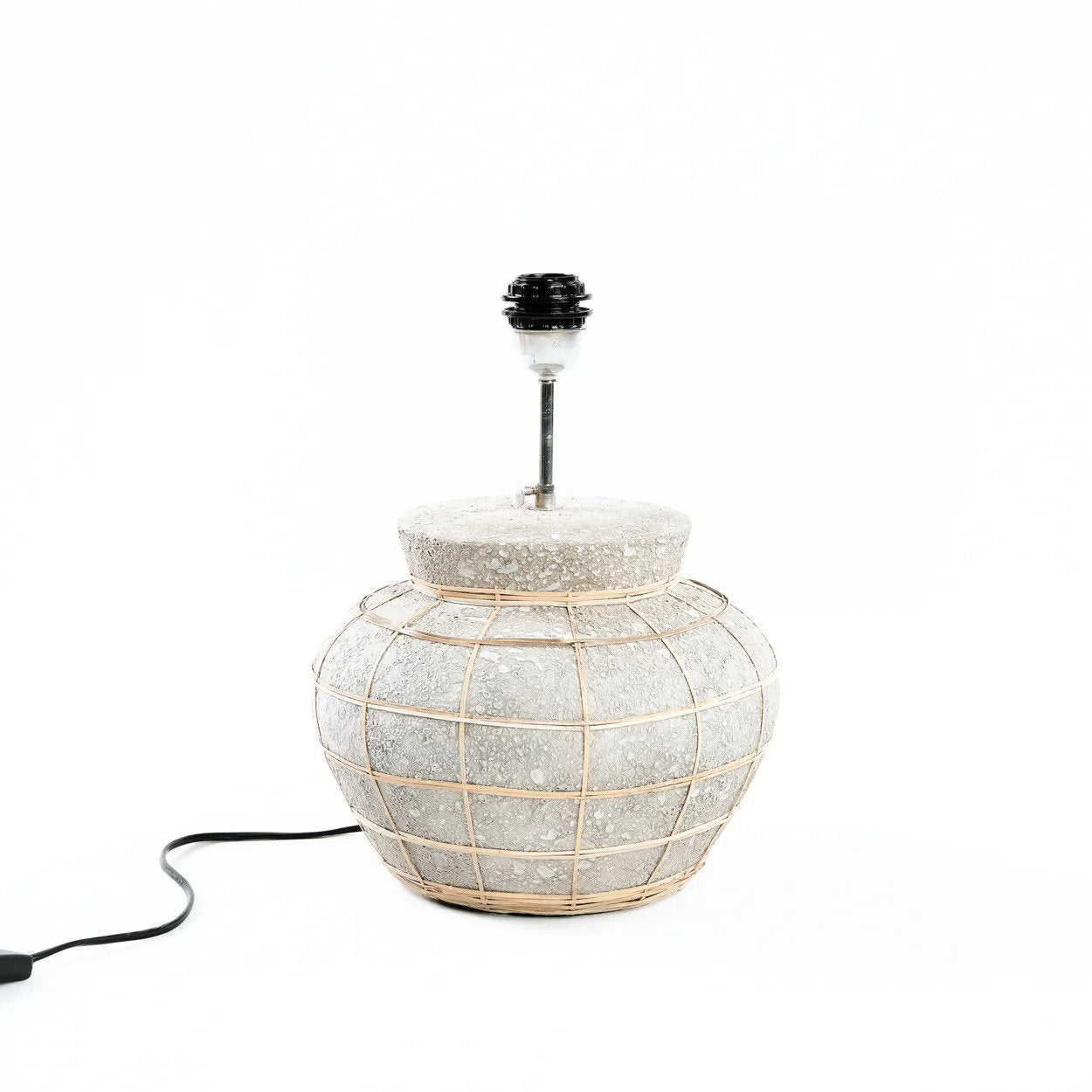 Lampe à poser Lipsi – Naturel et béton