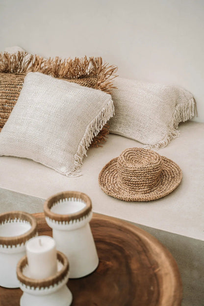 Housse de coussin Oh My Gee – Crème 40 × 40 cm