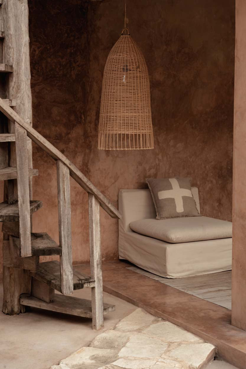 Suspension Elba – Naturel L, 45 × 90 cm