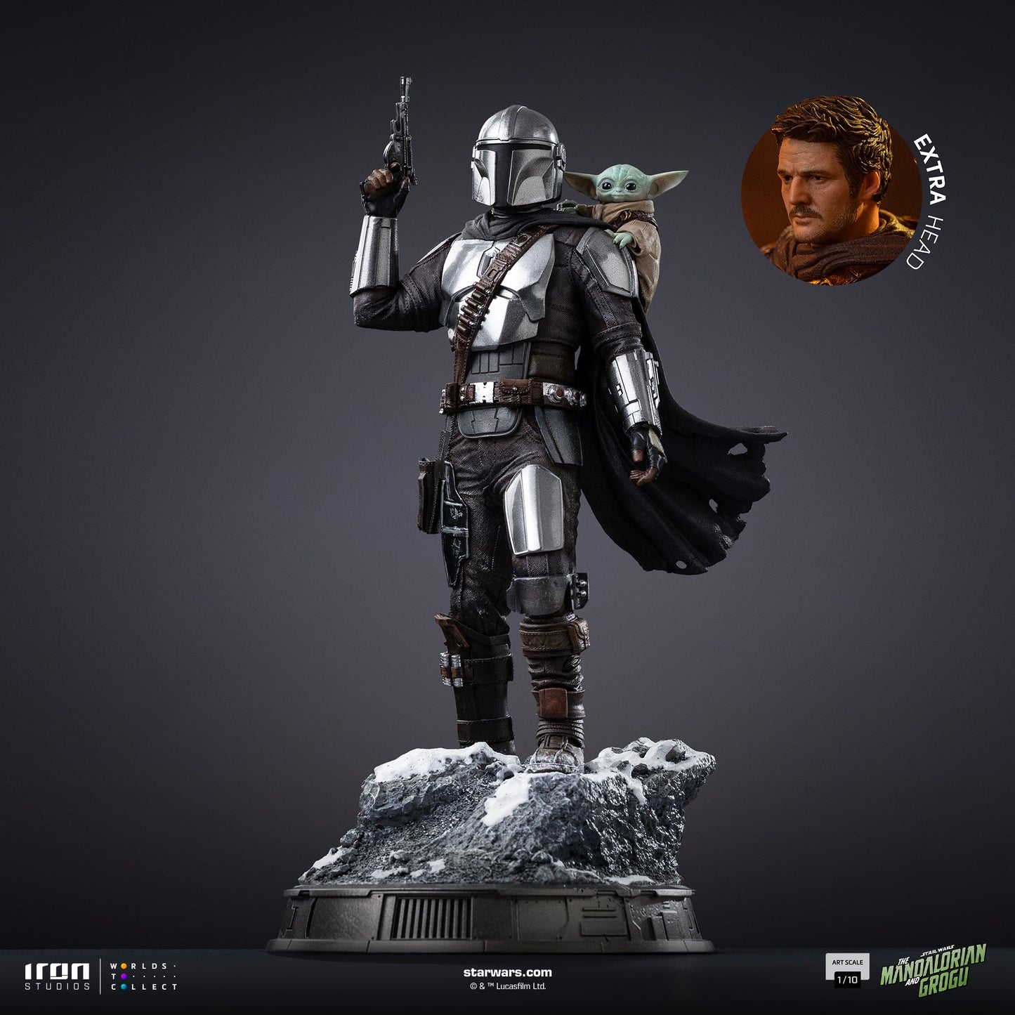 Statue Mandalorian and Grogu - The Mandalorian and Grogu Movie - Art Scale 1/10 - The Mandalorian & Grogu