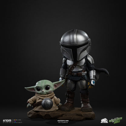 Figurine Mandalorian and Grogu - The Mandalorian - Mini Co. - The Mandalorian & Grogu