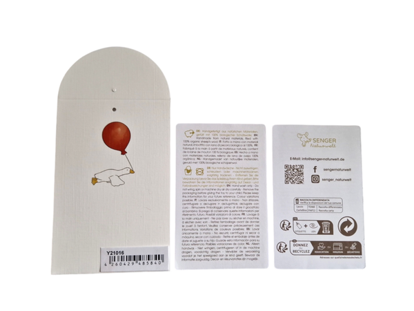 Petite bouillotte en forme de lapin beige
