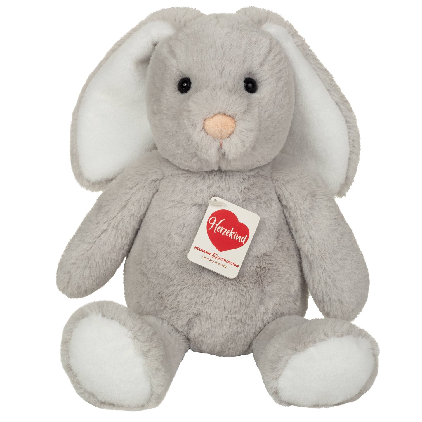 Peluche lapin Abby gris