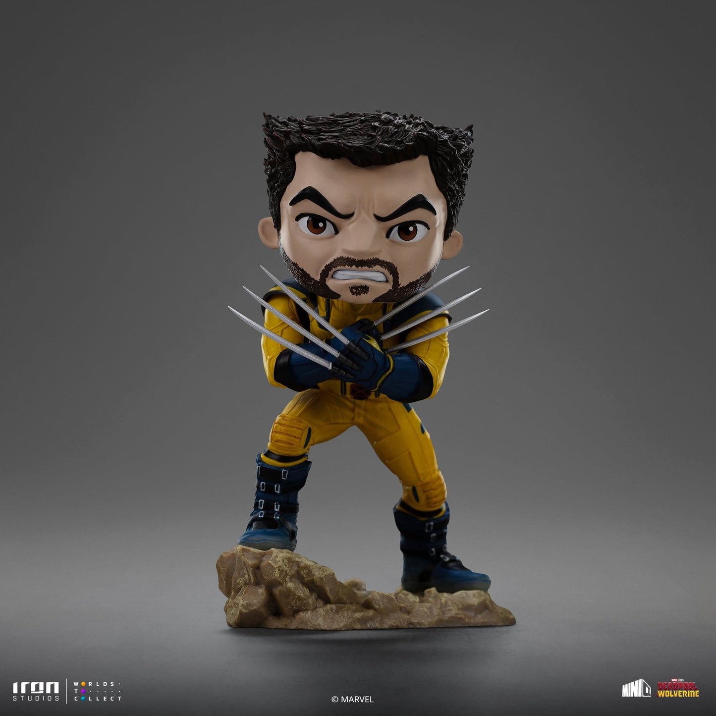 Figurine Deadpool, Wolverine and Headpool (Unmasked) - Deadpool & Wolverine - Mini Co.
