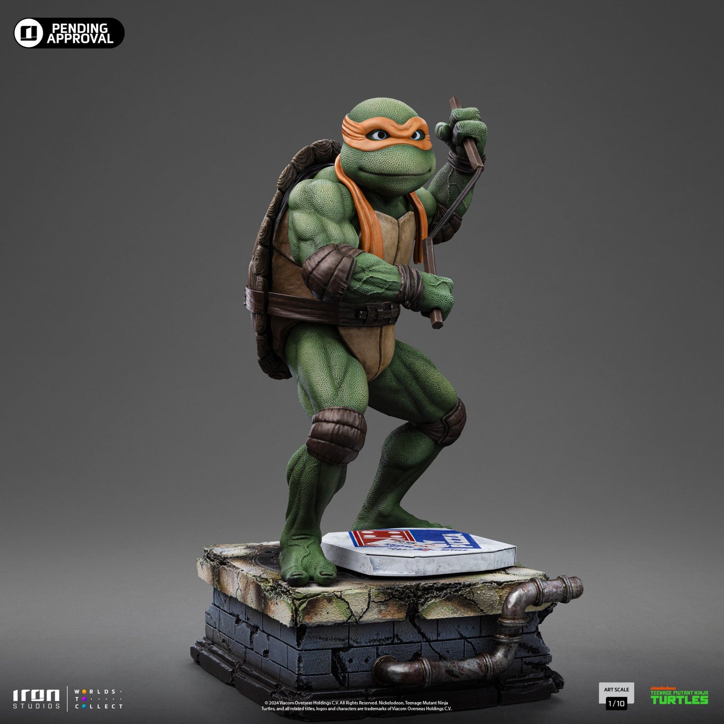 Statue Michelangelo - TMNT Movie - Art Scale 1/10 - Teenage Mutant Ninja Turtles