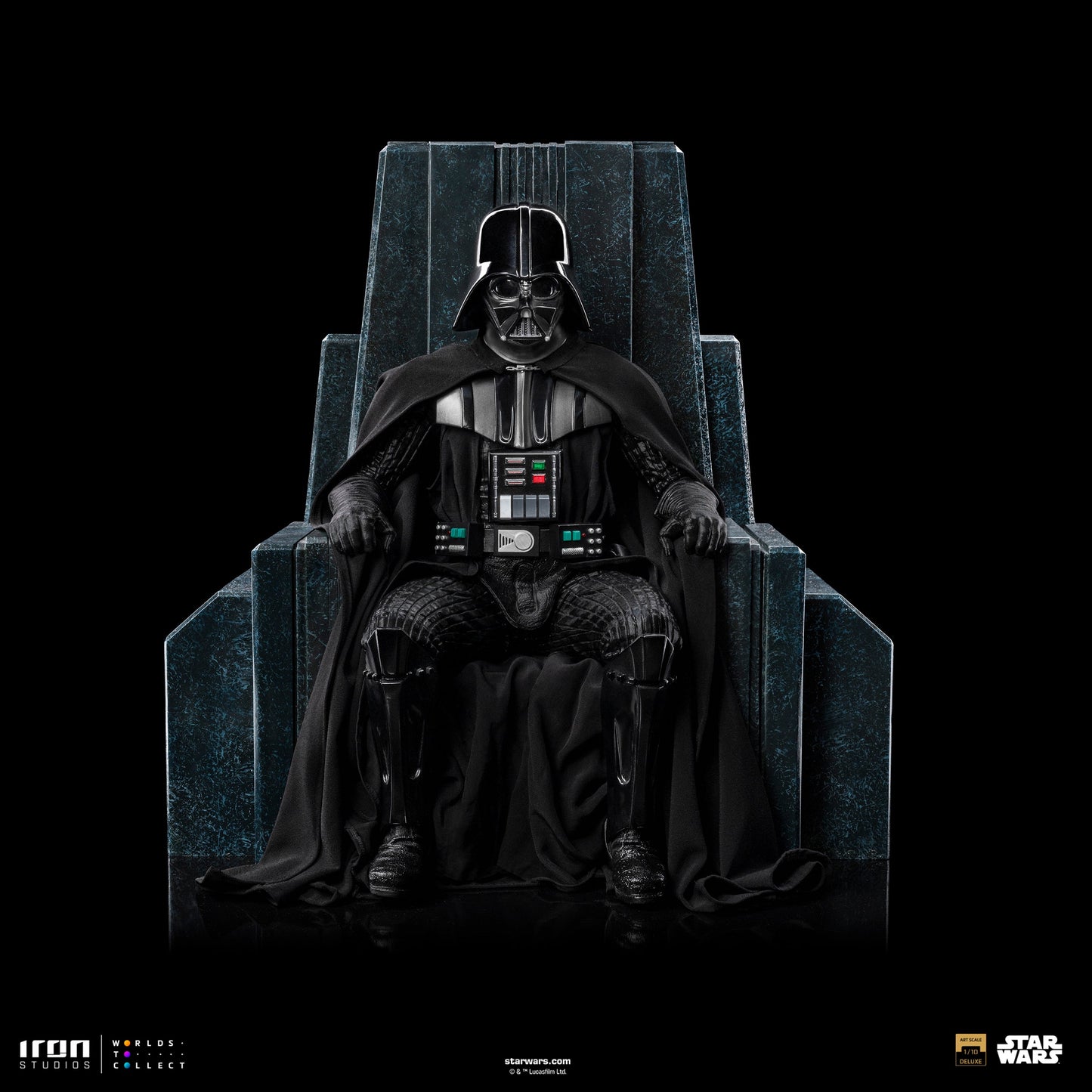 Darth Vader on Throne Statue - Star Wars: Obi-Wan Kenobi Series - Art Scale 1/10 - Iron Studios