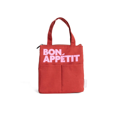 Sac Isotherme pour Déjeuner Burgundy Bon Appétit Helio Ferretti Vue 2