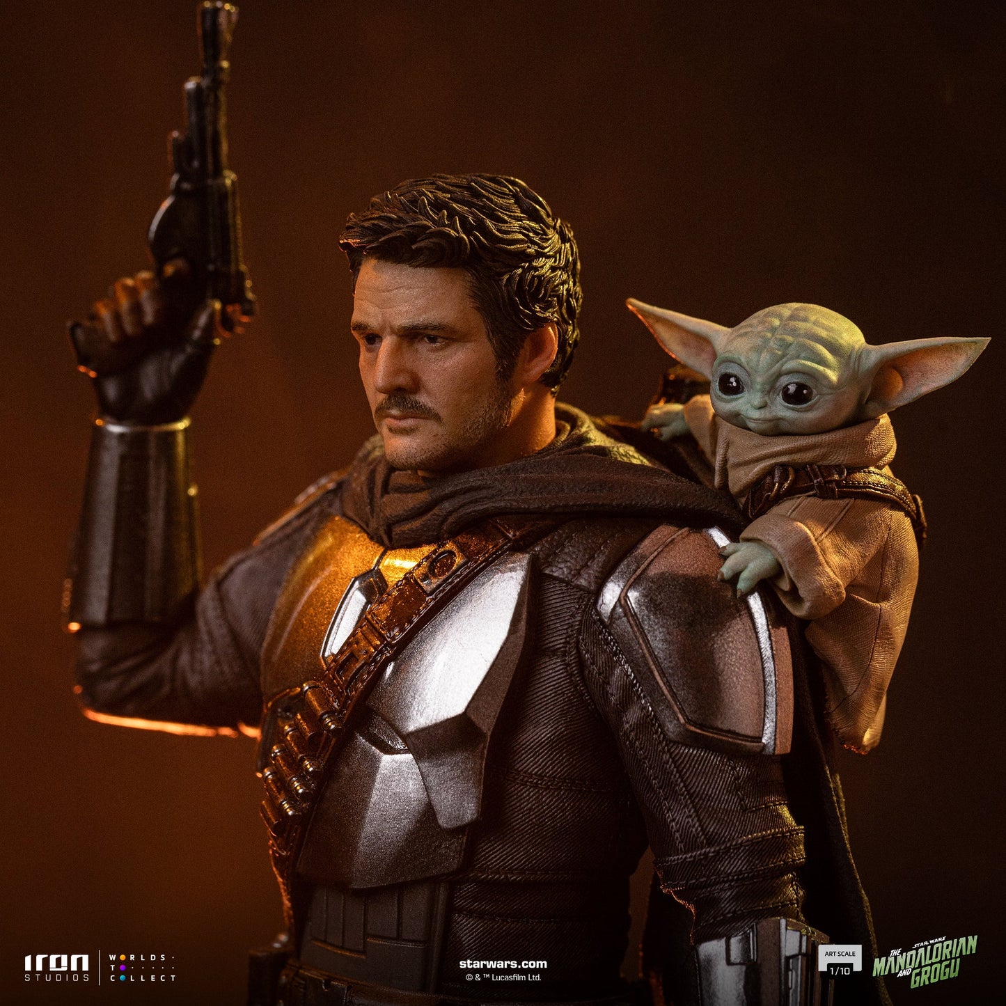 Statue Mandalorian and Grogu - The Mandalorian and Grogu Movie - Art Scale 1/10 - The Mandalorian & Grogu