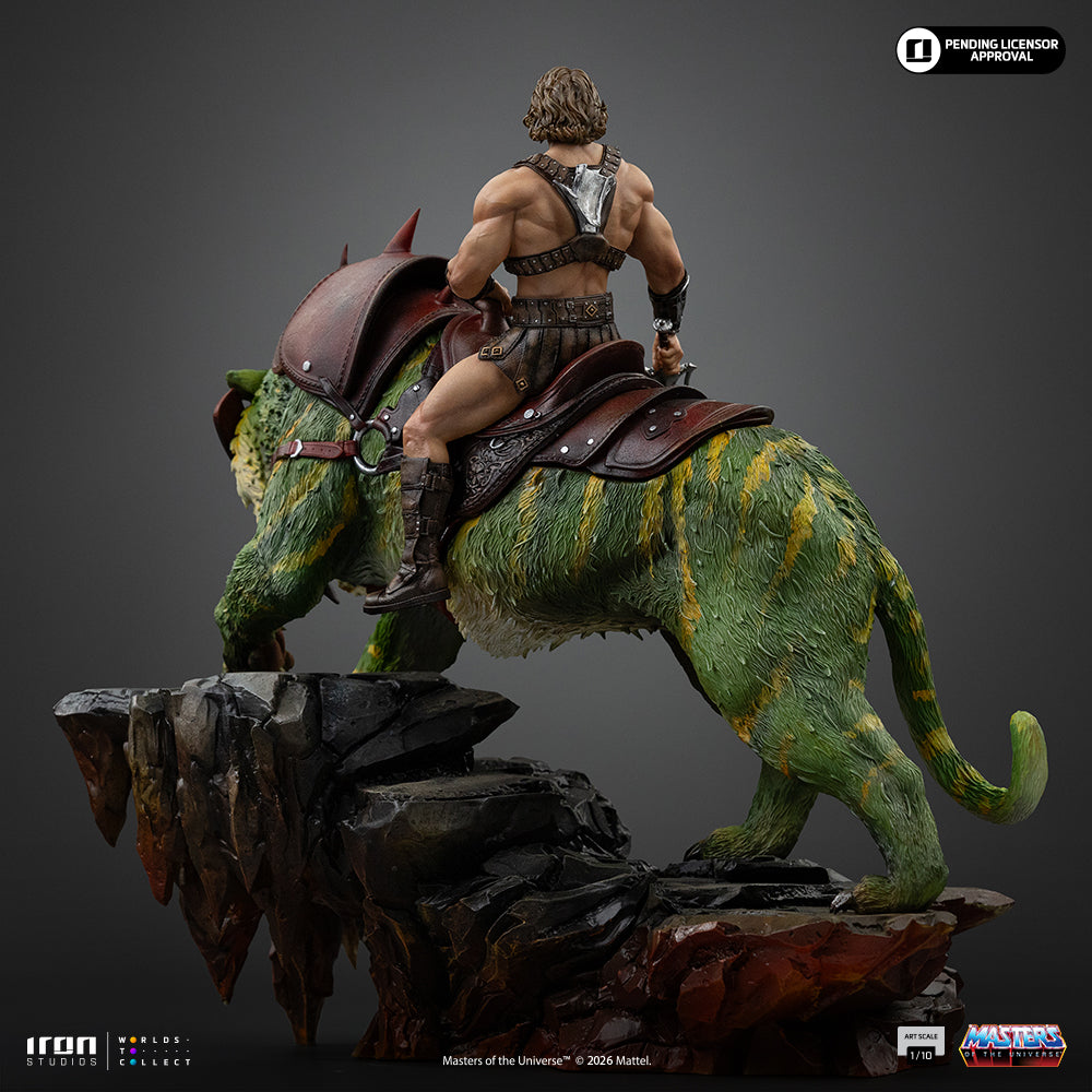 Statue He-Man and Battle Cat - Masters of the Universe Movie - Deluxe Art Scale 1/10