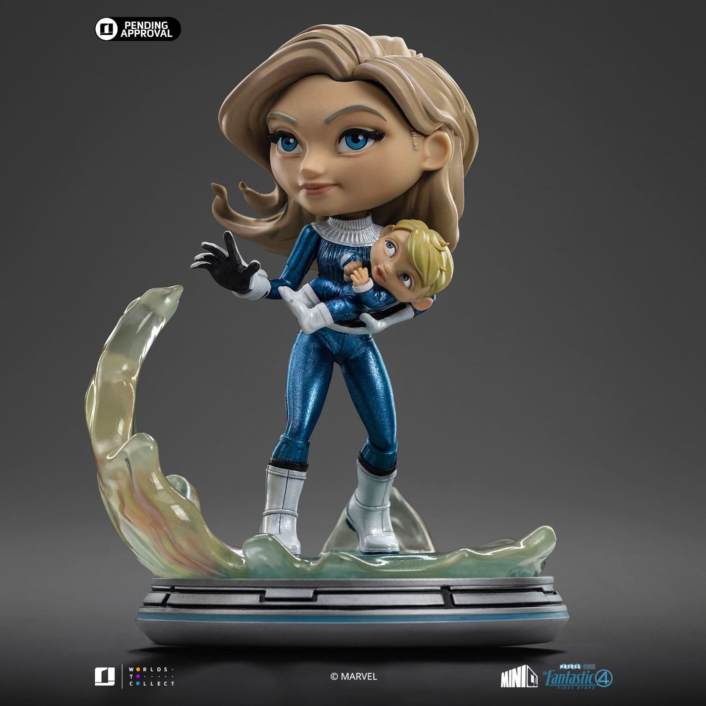 Figurine Fantastic Four Pack (Metallic Version) - The Fantastic Four: First Steps - Mini Co.