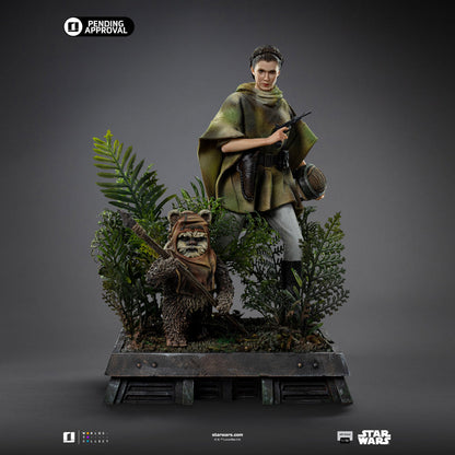 Statue Leia and Wicket - Star Wars Episode VI - Art Scale 1/10