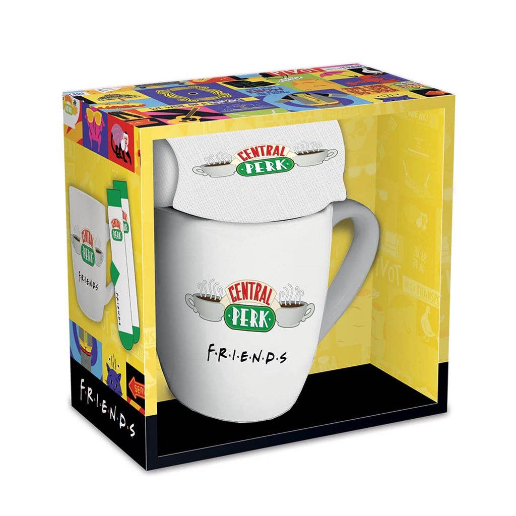Ensemble de mugs et chaussettes Friends (Central Perk) pour femme