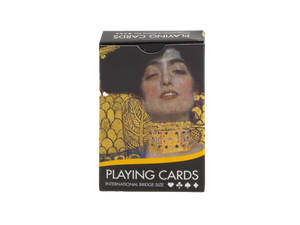 Deck of 56 Bridge playing cards featuring Gustav Klimt's painting, Judith