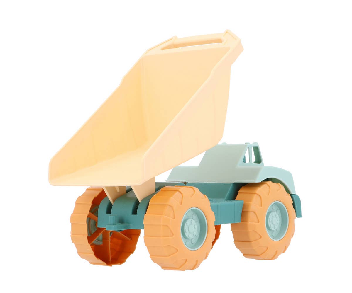 Camion-benne vert