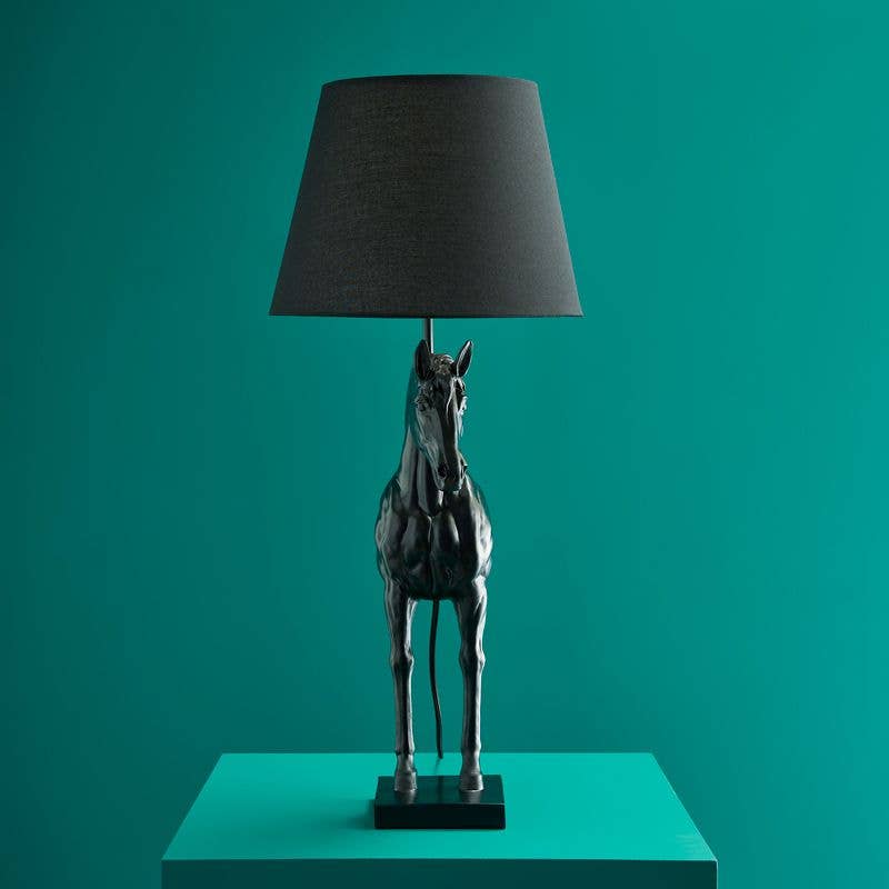 Lampe de table Cheval Wendy, Noir