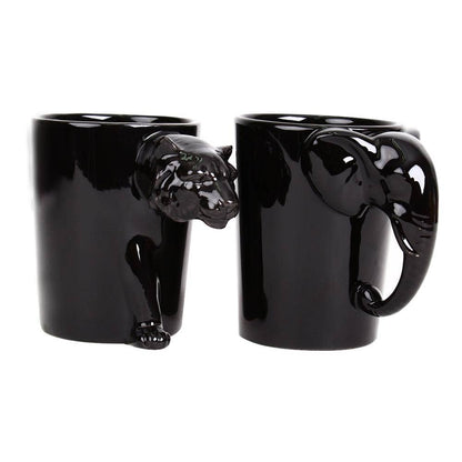 Mug Animal Savane Noir Helio Ferretti Vue 1