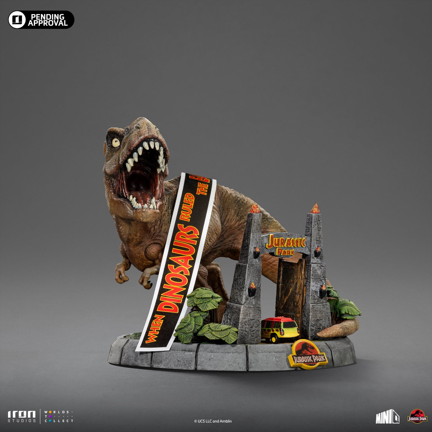 Figurine T-Rex Deluxe - Jurassic Park - Mini Co. - Jurassic World