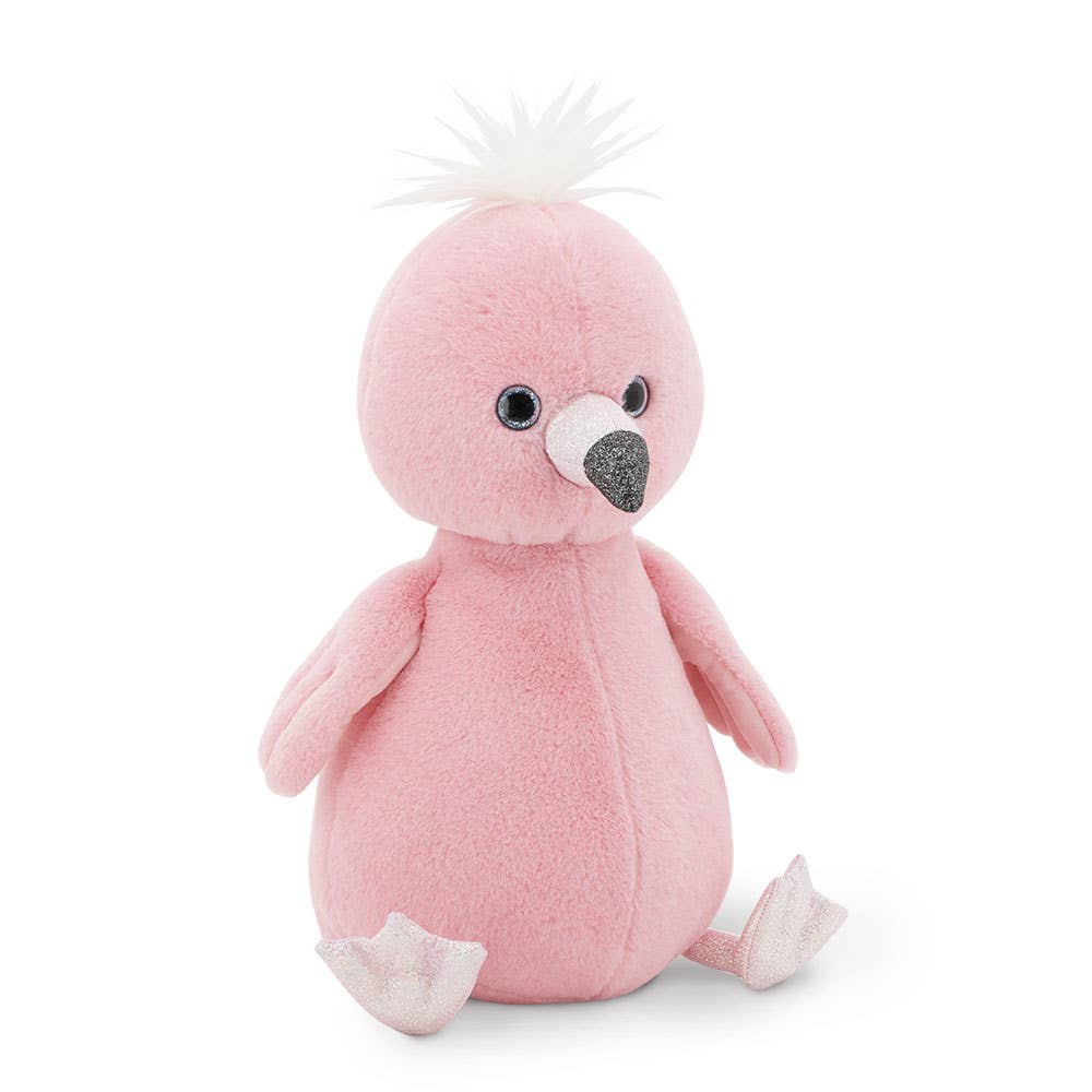 Fluffy, le flamant rose en peluche - 22 cm - 0+
