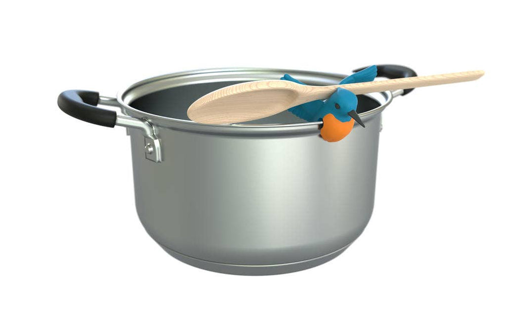 Garde-casserole et Porte-cuillère Martin-pêcheur