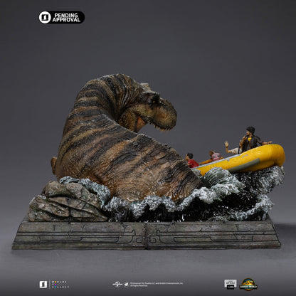 Statue T-Rex River Scene - Jurassic World: Rebirth - Demi Art Scale 1/20