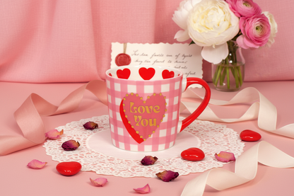 Mug Cœurs “Love You”