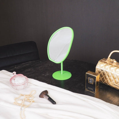 Make-upspiegel - Rond - Groen - 16,5 x 12 x 31,5 cm