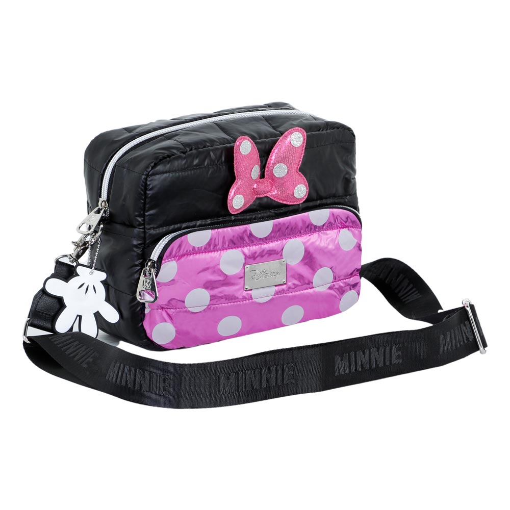 Sac à Bandoulière IBiscuit Padding Disney Minnie Mouse « Air » – Noir