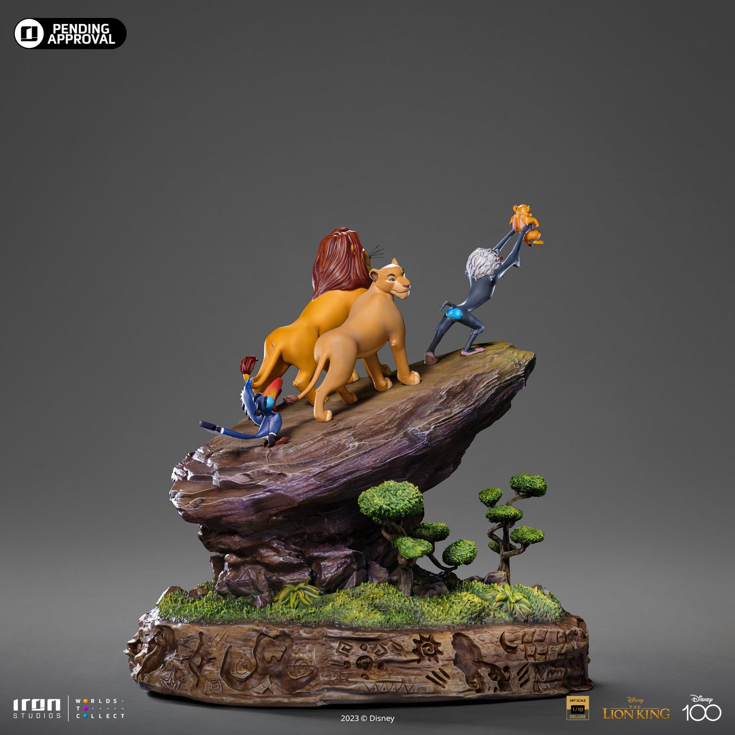 Statue Lion King Deluxe - Disney 100th - The Lion King - Art Scale 1/10 - Disney Classics