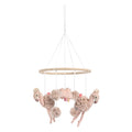 Mobile en bois flamant rose – Ø 22 cm